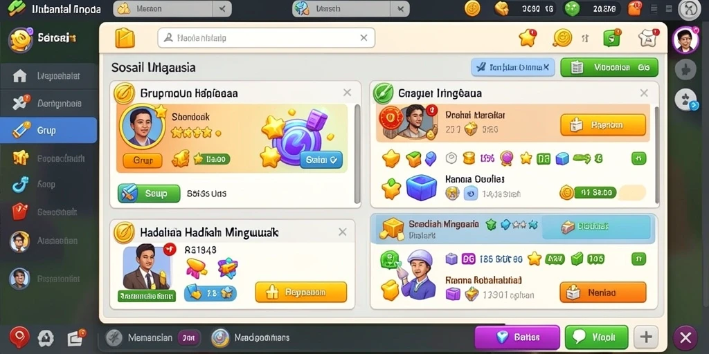 Pengalaman multiplayer yang seru dan menantang.