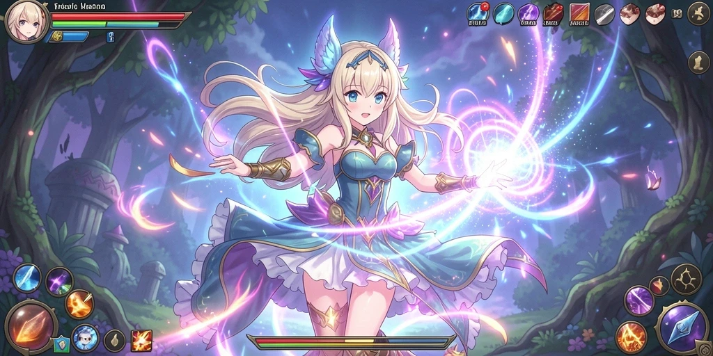 Screenshot ketiga memperlihatkan grafis menawan dari dunia game F32.