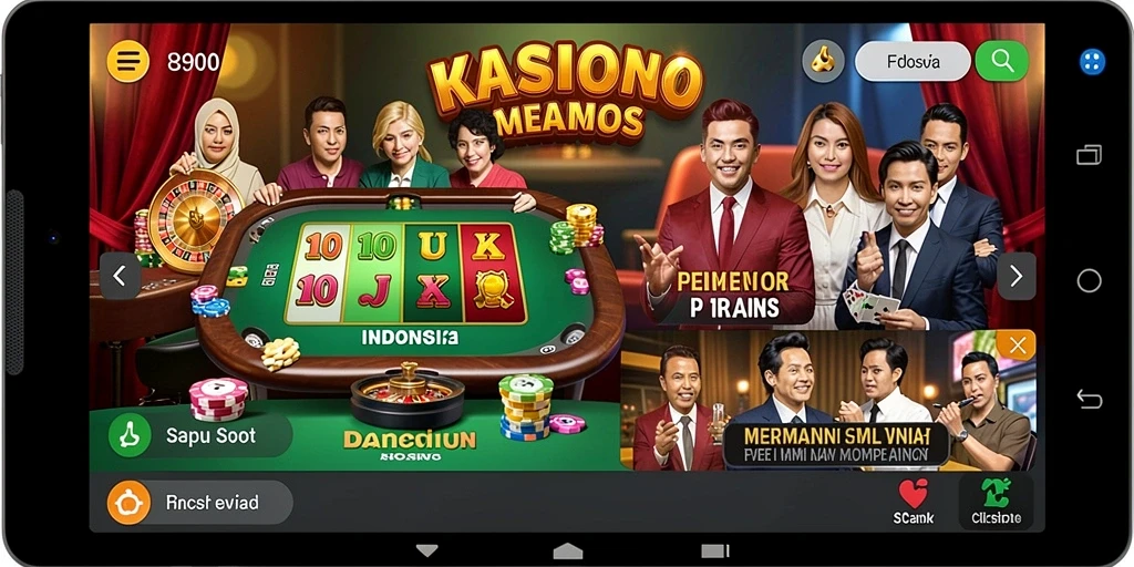Fitur permainan yang beragam dan up-to-date.
