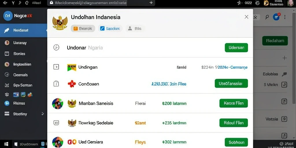Tampilan antarmuka yang sederhana dan intuitif.