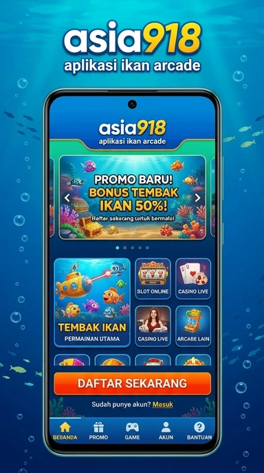 asia918 — layar beranda