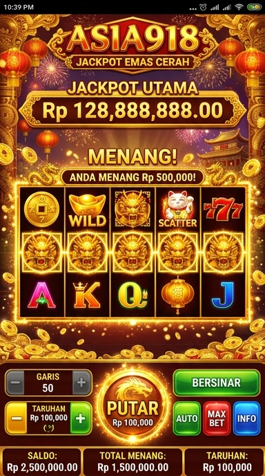 asia918 — menu pengaturan